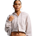 Nike Studio Fleece Mid-OS Crp FZ Hoodie - Nike Cream Ii/Sail