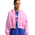 Nike Studio Fleece Mid-OS Crp FZ Hoodie - Women's Sail/Pink Rise
