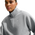 Nike Studio Fleece Midweight OS Crop Quarter Zip - Women's Dark Grey Heather/Sail
