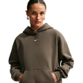 Nike Studio Fleece Oversized Hoodie - Nike Dark Hazel/Sail