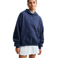 Nike Studio Fleece Oversized Hoodie - Nike Midnight Navy/Sail