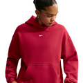 Nike Studio Fleece Oversized Hoodie - Nike Tough Red/Sail