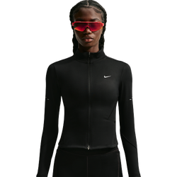 Women's - Nike Swift Dri-FIT Full-Zip Jacket - Black/Reflective Silver