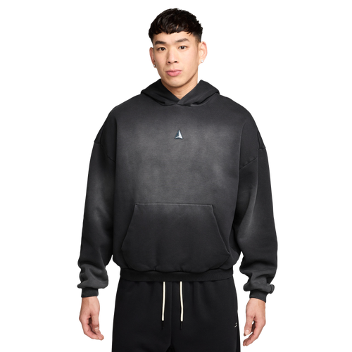 Nike Fleece Pullover Hoodie - Nike Black/Silver