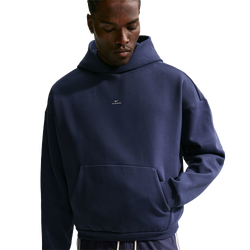 Men's - Nike TF SI Brsh Pullover Hoodie - White/Navy