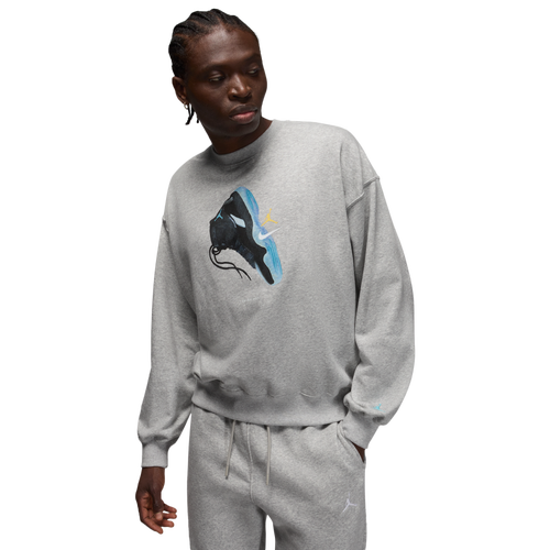 Jordan Mens  Brooklyn Aj11 Fleece Crew Lb