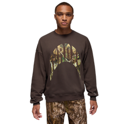 Men's - Jordan MJ BRK RLT GFX Crew LB - Baroque Brown/Sail