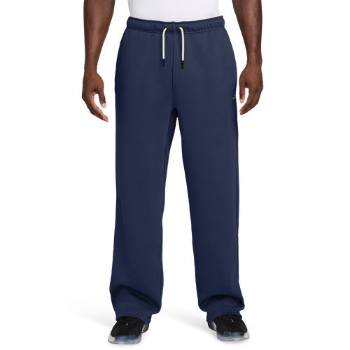 MENS - Nike TF SI Brsh Open Hem Pant - Navy/White
