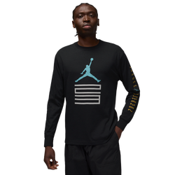 Men's - Jordan Brooklyn AJ 11 Graphic Long Sleeve Crew - Black/Black