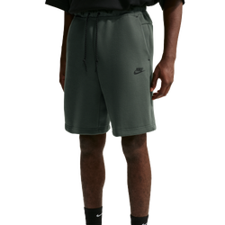 Men's - Nike Tech Fleece Shorts - Black/Camo Green