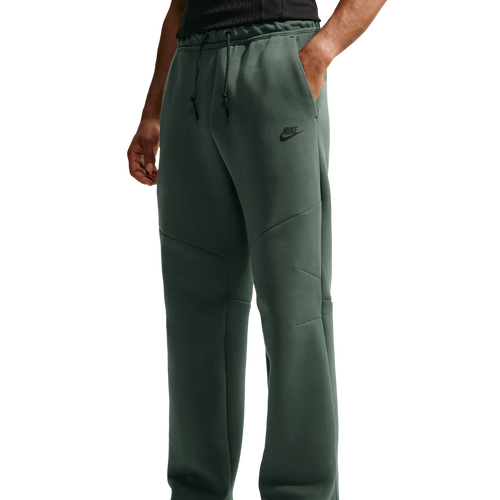  - Nike Tech Fleece Open Hem Pants - Camo Green/Black