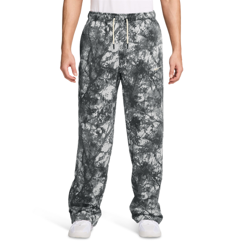 Nike Standard Issue Brushed Open Hem Pants - Nike Grey/White