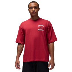Men's - Jordan MJ Reissue Oversized Short Sleeve Crew CLD - Gym Red/Gym Red