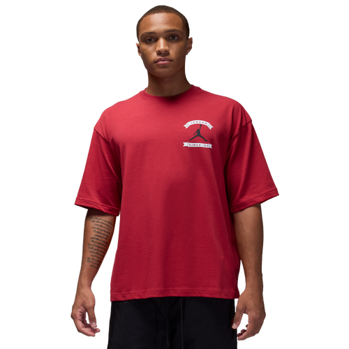 MENS - Jordan MJ Reissue Oversized Short Sleeve Crew CLD - Gym Red