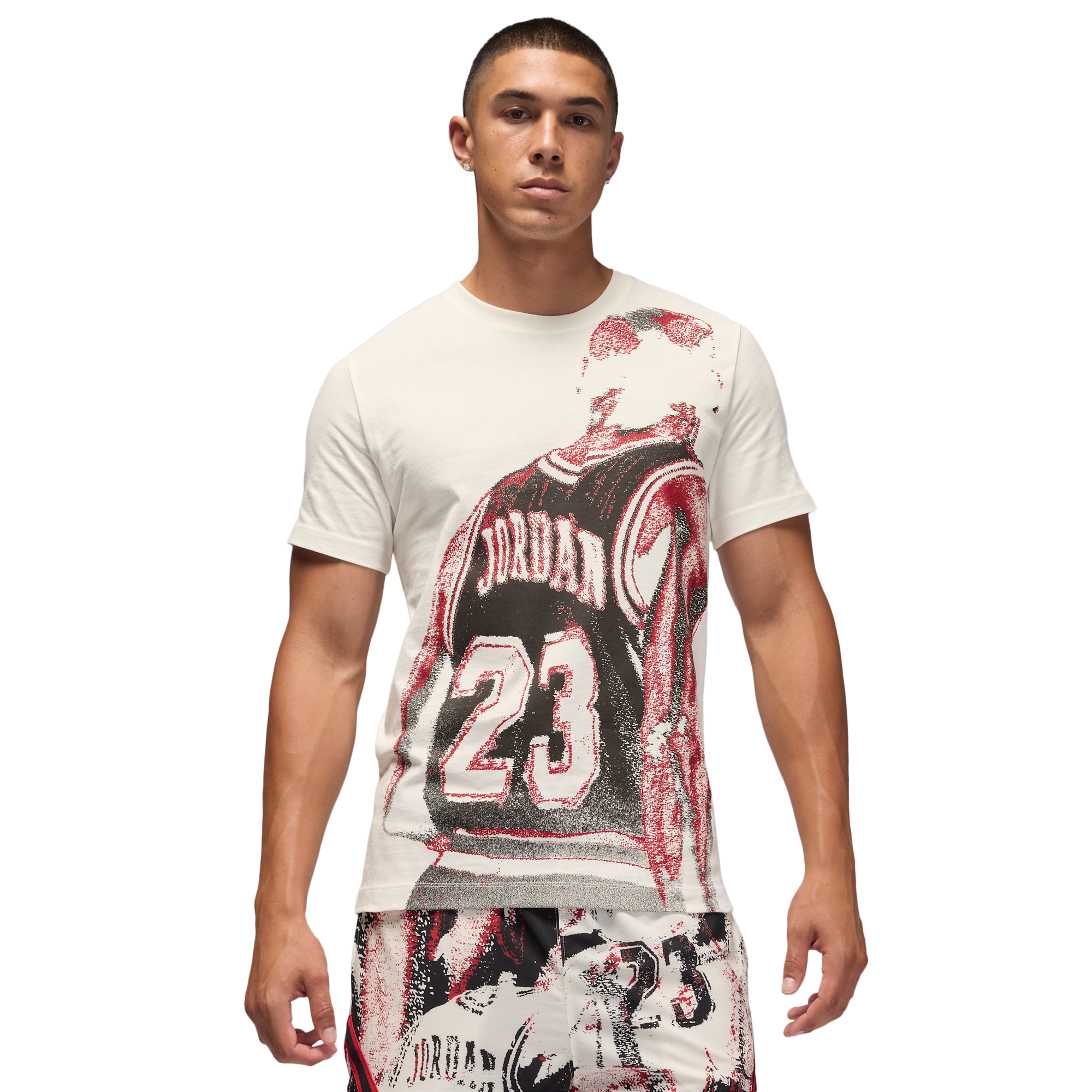 Jordan Dri-FIT Sport Graphic Short Sleeve Crew - Men's