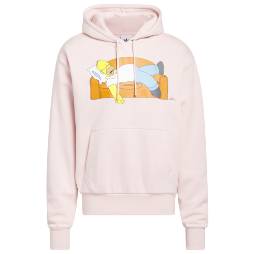 

adidas Originals Mens adidas Originals Simpsons Couch Hoodie - Mens Light Pink/Light Pink Size XXL