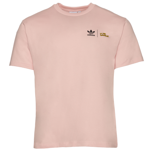 

adidas Originals Mens adidas Originals Simpsons Couch T-Shirt - Mens Pink/Pink Size L