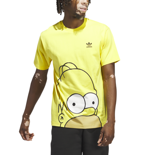 

adidas Originals Mens adidas Originals Simpsons Homer T-Shirt - Mens Yellow/Yellow Size XS