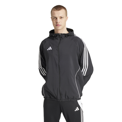 

adidas Mens adidas Tiro 24 Windbreaker - Mens Black/White Size S