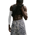 Nike Leopard Dri-FIT SI PRC Mesh 5 Inch Shorts - Nike Vast Grey/Pale Ivory
