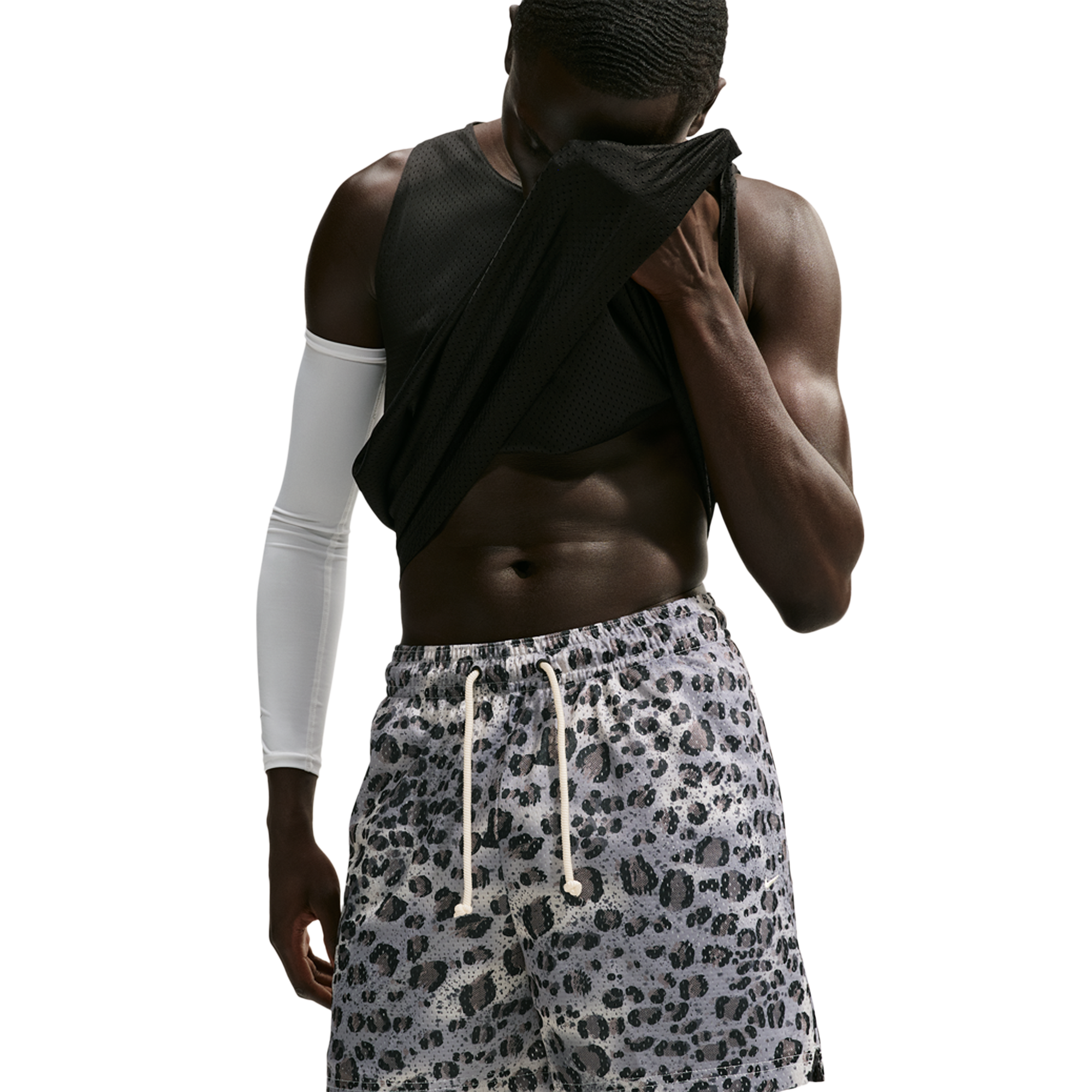 Nike Leopard Dri-FIT SI PRC Mesh 5 Inch Shorts - Men's