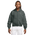 Nike Studio Fleece Oversized Full-Zip Hoodie - Girls' Grade School Green/White