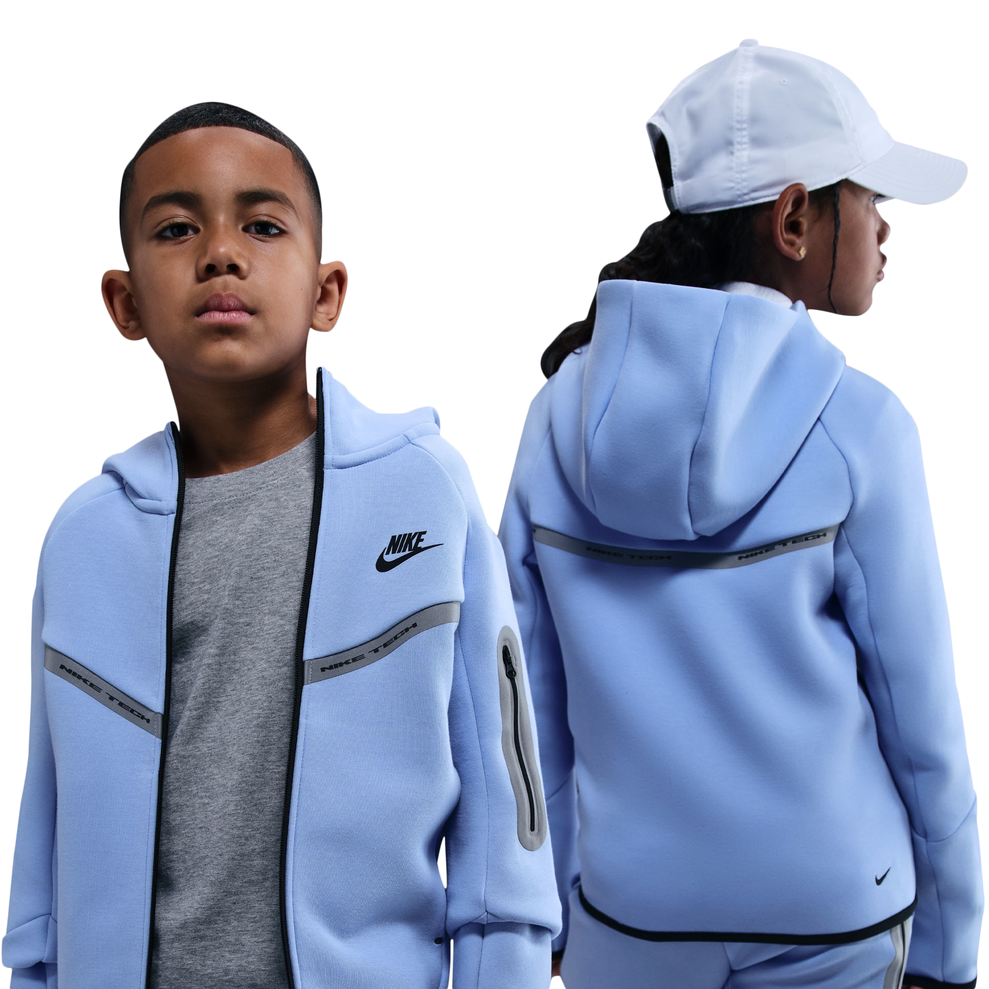 Nike NSW Tech Fleece Reflective Full-Zip - Boys' Grade School