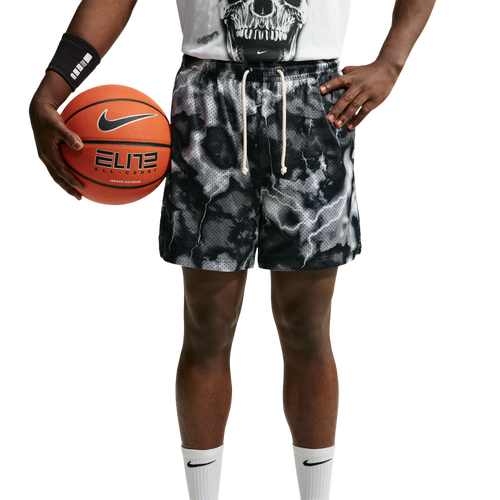 Nike Dri-FIT Standard Issue Mesh 5in Short Skul - Nike Smoke Grey/Black Pale Ivory