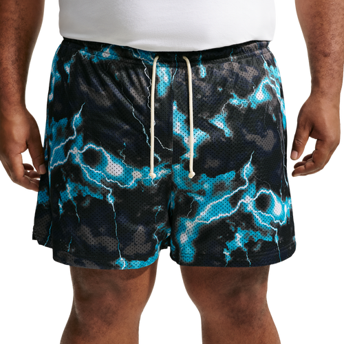  - Nike Dri-FIT Standard Issue Mesh 5in Short Skul - Light Current Blue/Black Pale Ivory