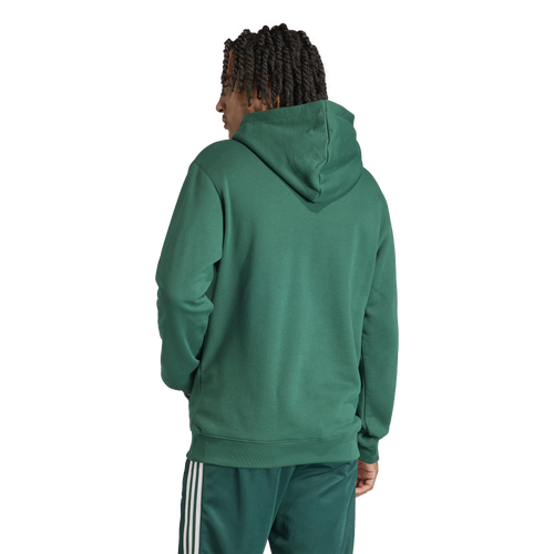 Adidas trefoil hoodie collegiate green online