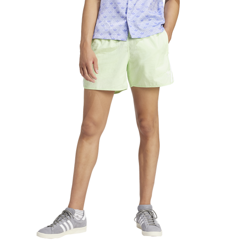 Shop Adidas Originals Mens  Sprinter Shorts In White/green