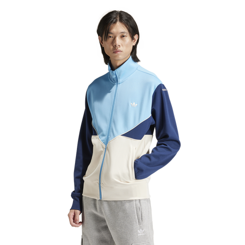 

adidas Originals Mens adidas Originals adicolor Lifestyle Cutline Tracktop - Mens Semi Blue Burst/Night Indigo/Wonder White Size L