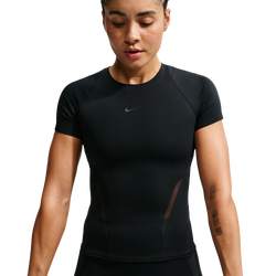 Women's - Nike Dri-FIT Universal SS Mesh Top - Anthracite/Black/Dk Smoke Grey