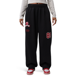 Women's - Jordan Brooklyn Fleece FT WL Pant GFX - Gym Red/Black