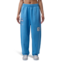 Women's - Jordan Brooklyn Fleece FT WL Pant GFX - Sail/Blue Beyond