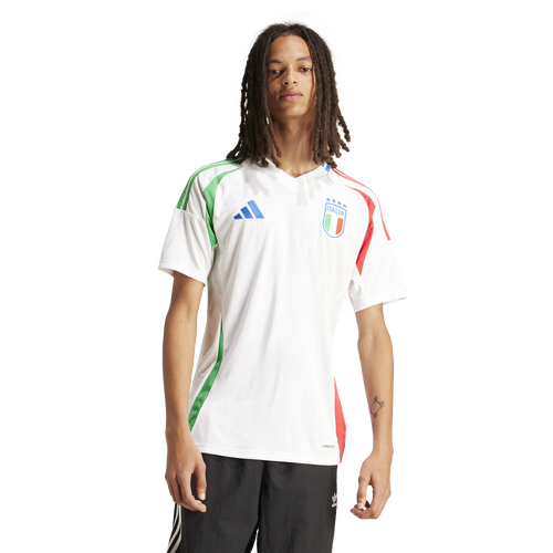 

adidas Mens Italy adidas Italy 2024 Away Soccer Jersey - Mens White Size L