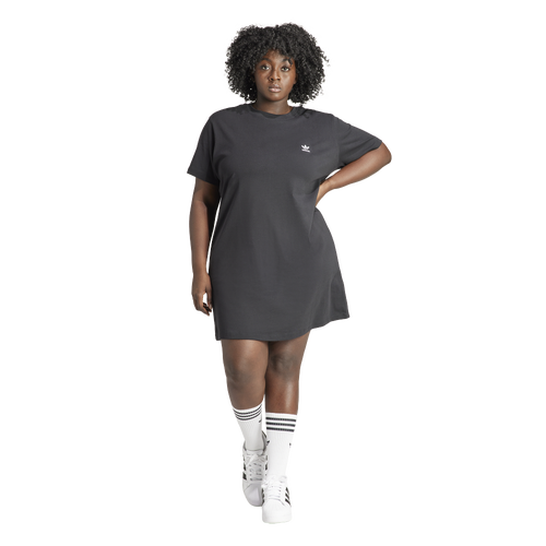 

adidas Originals Womens adidas Originals Plus Size Trefoil Dress - Womens Black