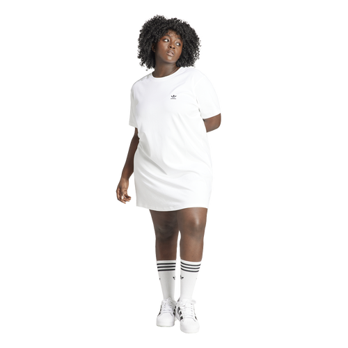 

adidas Originals Womens adidas Originals Plus Size Trefoil Dress - Womens White