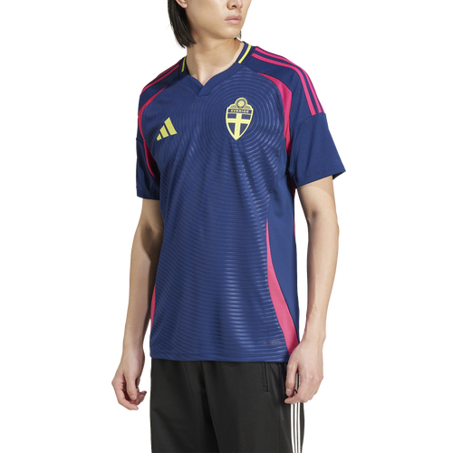 

adidas Mens Spain adidas Sweden 2024 Away Soccer Jersey - Mens Team Navy Blue Size XL