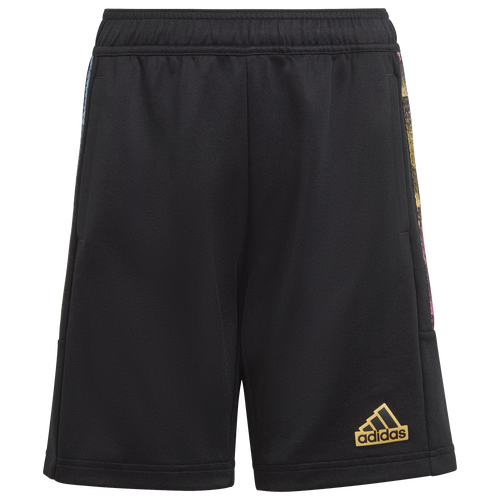 

Boys adidas adidas Tiro Summer Shorts - Boys' Grade School Black/Semi Spark/Spark Size S