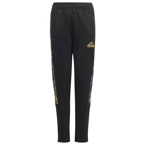 

adidas Boys adidas Tiro Summer Pants - Boys' Grade School Black/Semi Spark/Spark Size XL