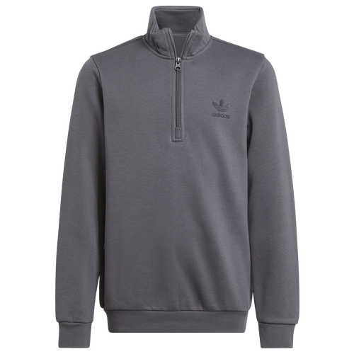 

adidas Originals Boys adidas Originals Adicolor Half-Zip Sweatshirt - Boys' Grade School Grey Five Size XL