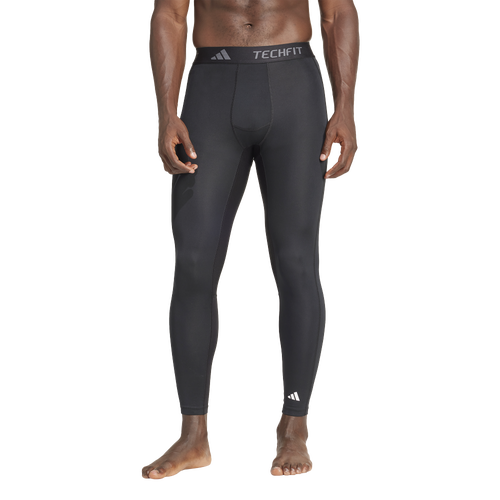 

adidas Mens adidas Techfit Control Long-Tight Training Leggings - Mens Black Size L