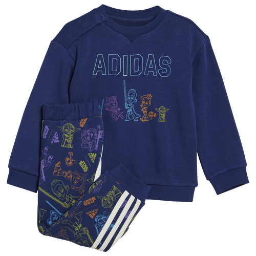 

Boys adidas adidas Star Wars Young Jedi Crewneck And Jogger Set - Boys' Toddler Dark Blue/Multicolor Size 18MO