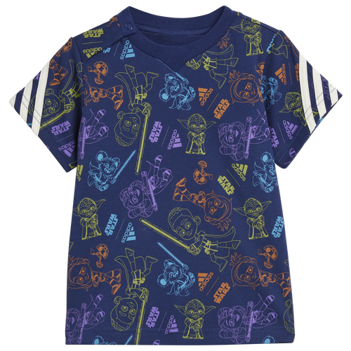 

Boys adidas adidas Star Wars Young Jedi T-Shirt - Boys' Toddler Dark Blue/Off White/Multicolor Size 3T