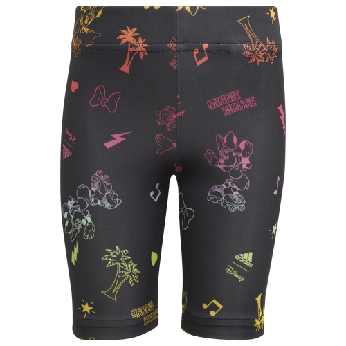 Adidas Originals Kids' Girls Adidas Disney Minnie Mouse Short Tights In Black/multicolor