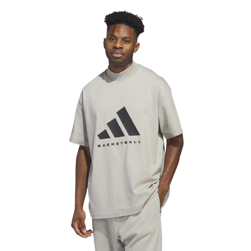 

adidas Mens adidas One Cotton Jersey T-Shirt - Mens Sesame/Sesame Size L