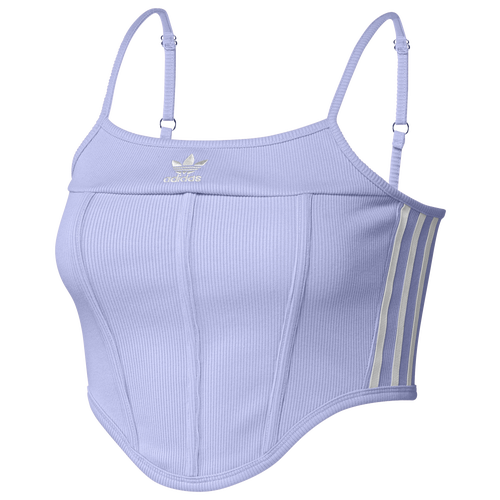 

adidas Originals Womens adidas Originals 3 Stripe Corset - Womens Purple/White Size 14