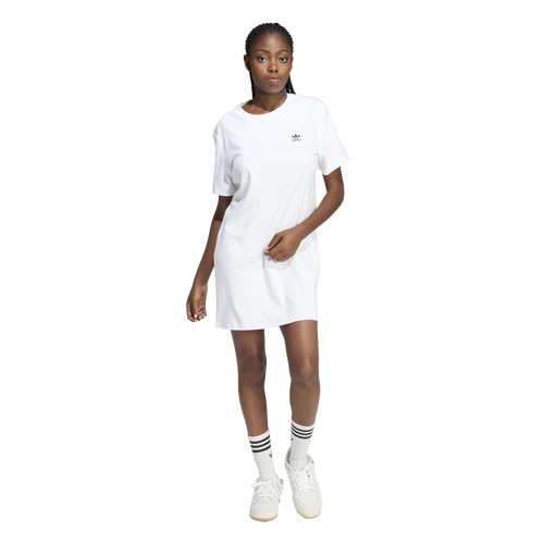 Adidas Originals Womens  Trefoil Dress In White