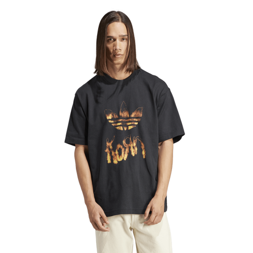 

adidas Originals Mens adidas Originals Korn T-Shirt - Mens Black/Multi Size L